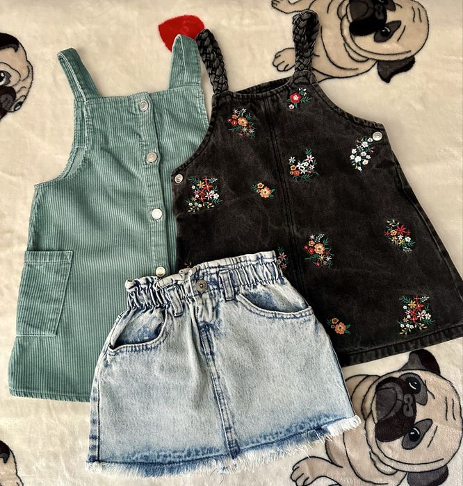 Сарафан, джинсова спідниця 104 р