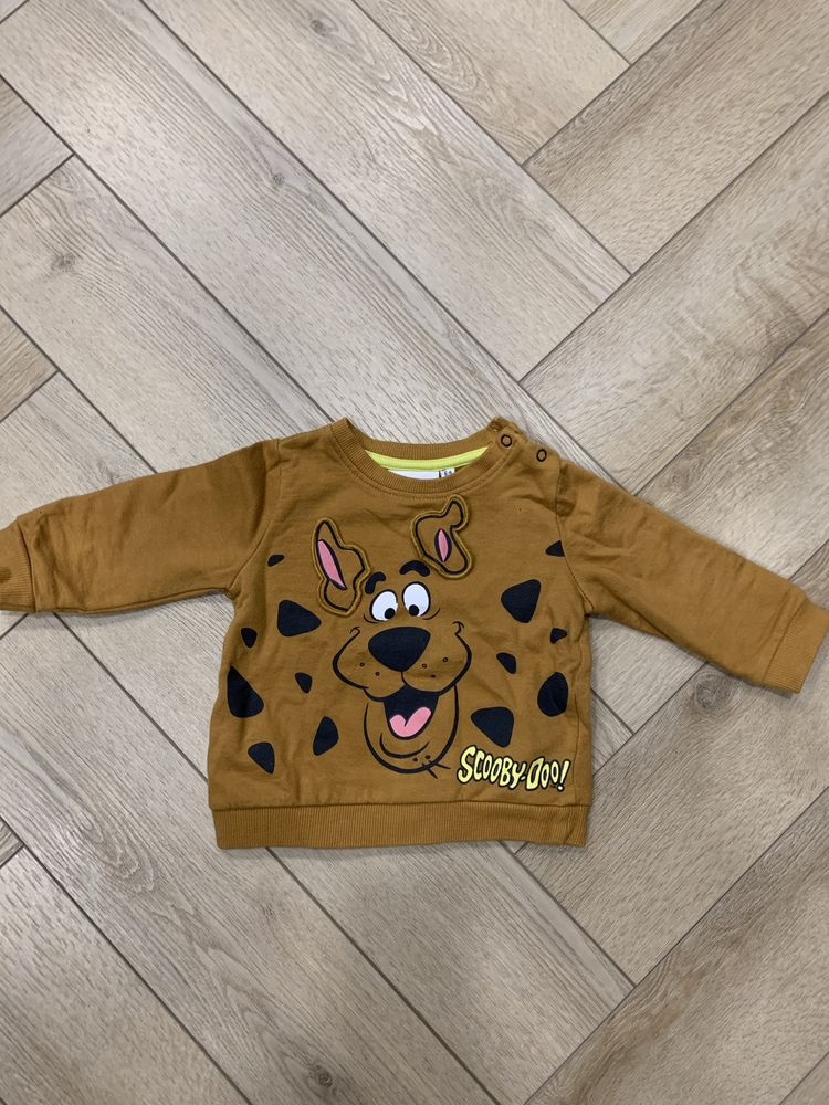 Bluza nowa chłopięca scooby doo 74 80