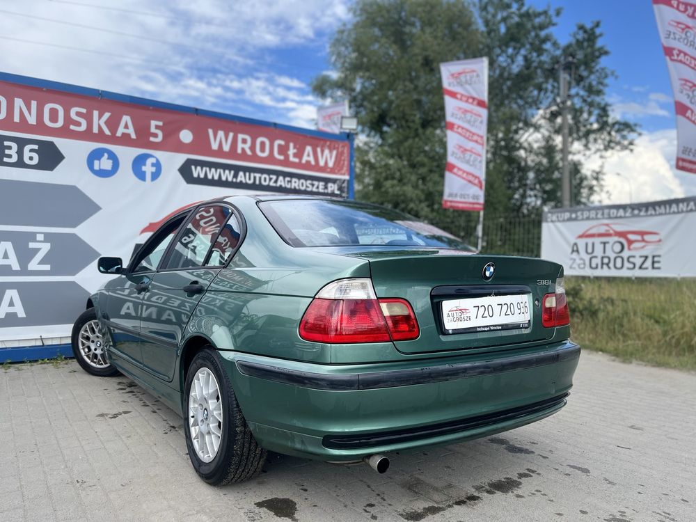 BMW 318 E46 1.9 LPG//Alufelgi//Klima//Szyberdach//Zamiana