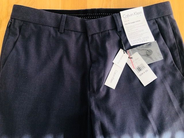 Garnitur Calvin Klein nowy z metką M 32/32 szary