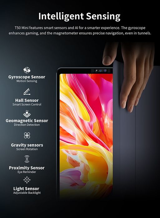 Новий Планшет Teclast T50 Mini+ клавіатура, 8.7" (120Гц), Helio G99, G