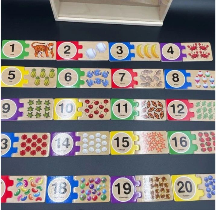 Деревяний набір-пазл «Вивчаємо цифри» від Meliss&Doug