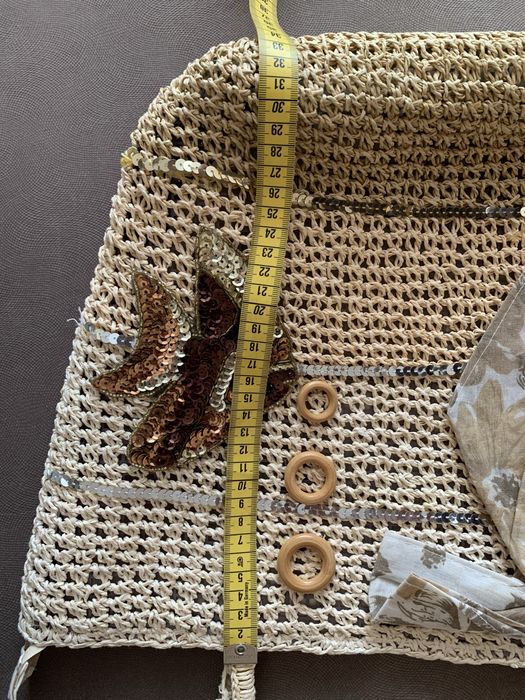 Літня плетена сумка