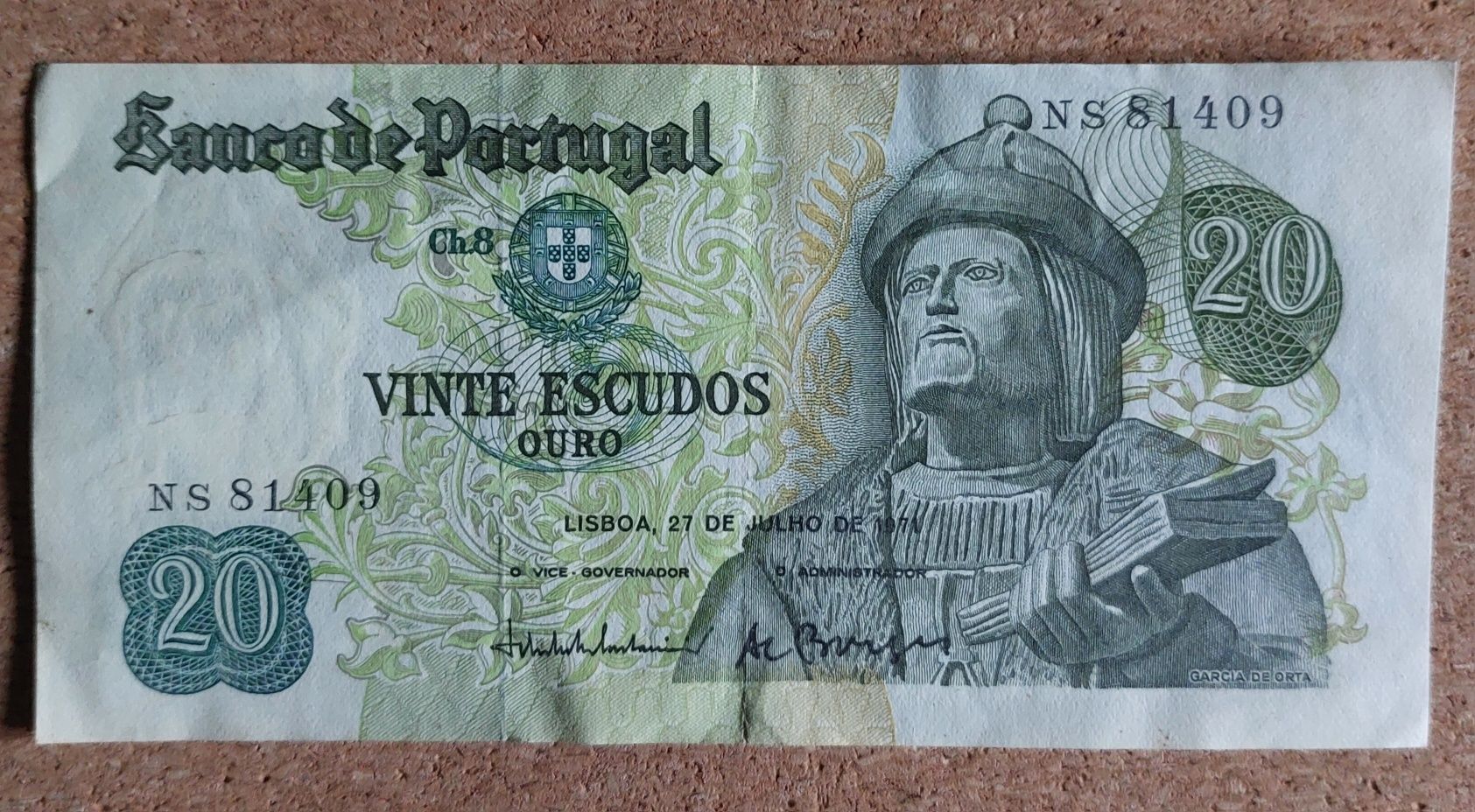 Notas Escudo Banco de Portugal e Banco de Angola