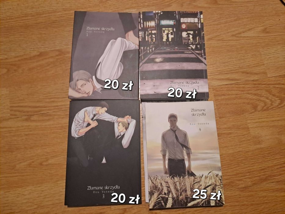 Manga "złamane skrzydła" 1-4