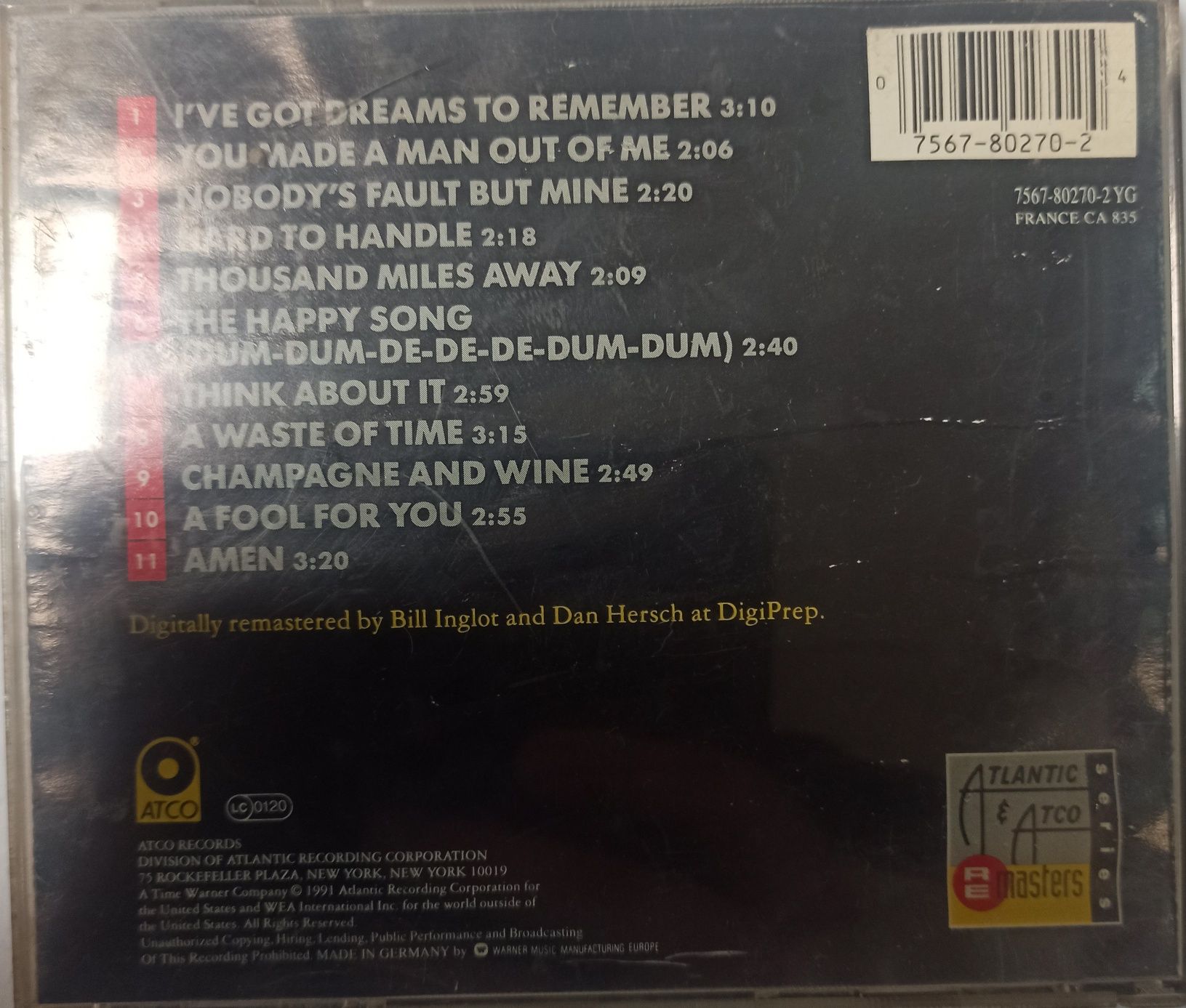 4 CDs originais.