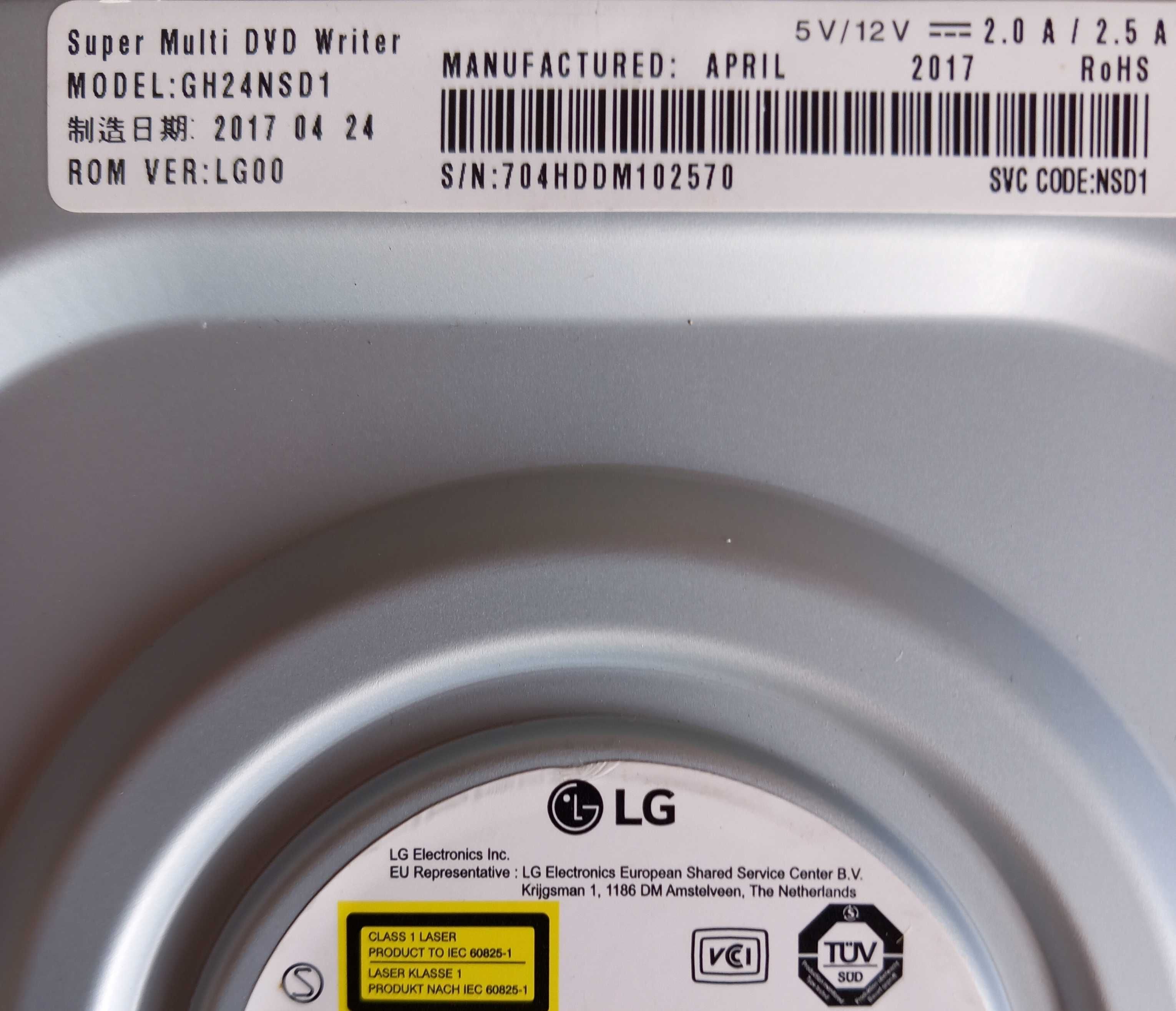 Leitor/Gravador DVD Sata