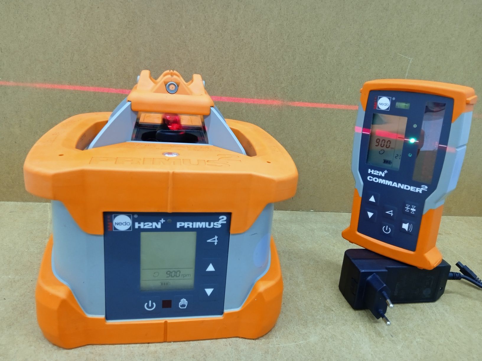 Nedo Primus2 H2N+ Niwelator Laserowy Monitoring Nachylenia Spadku X Y