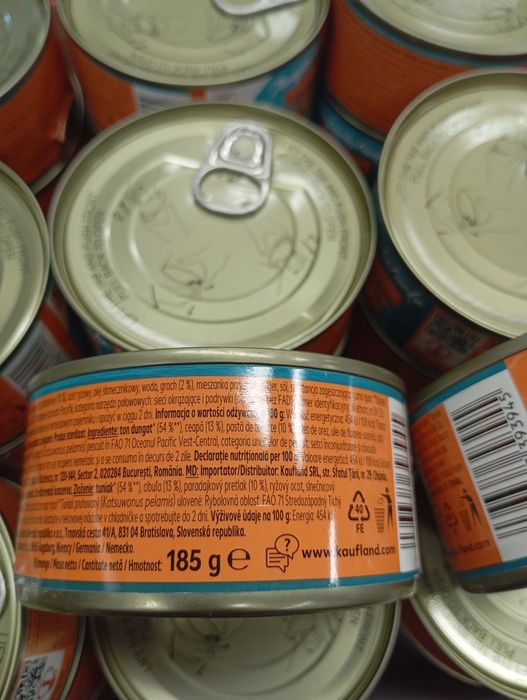 Тунець в пікантному соусі 185 гр ж/б.