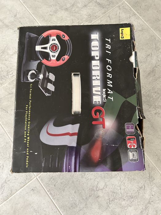 Volante logic3 para PS2 e PC