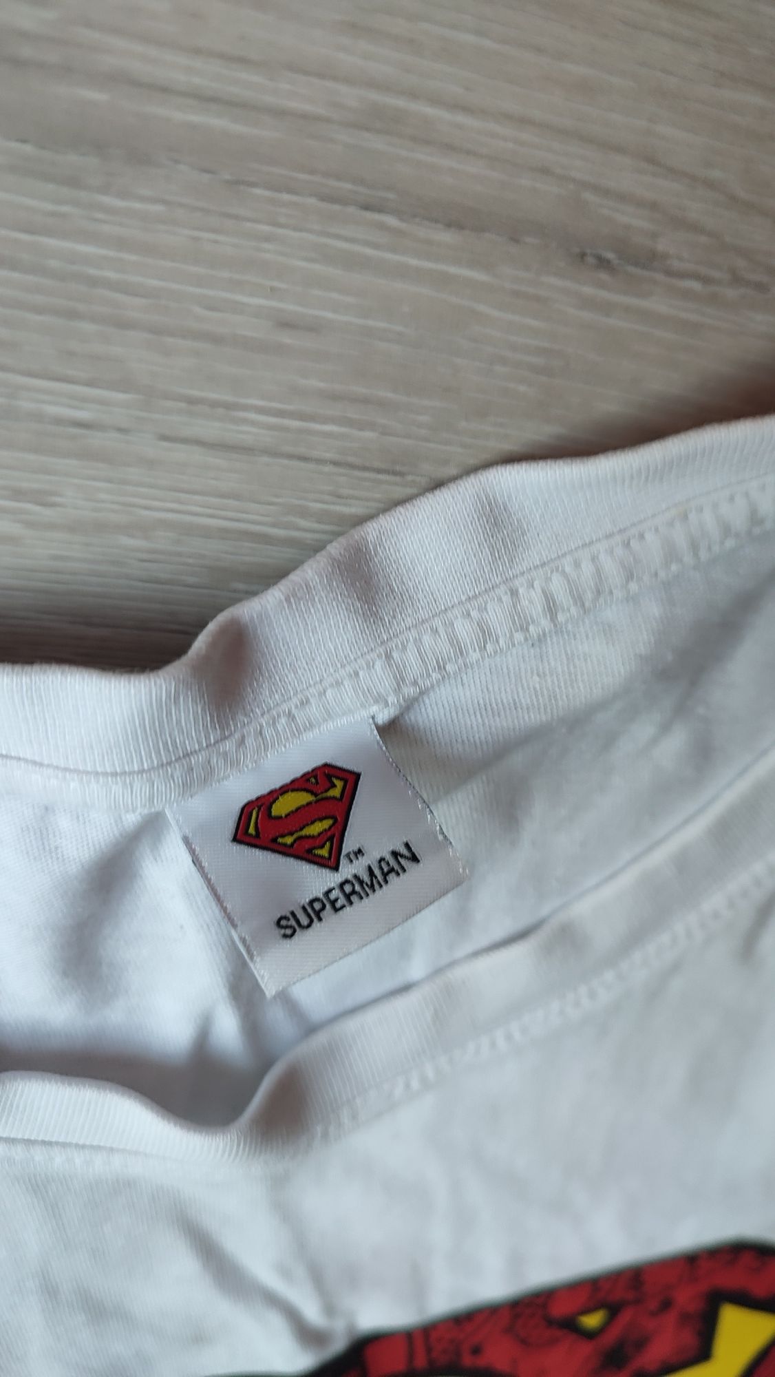 Koszulka biała Superman S 36