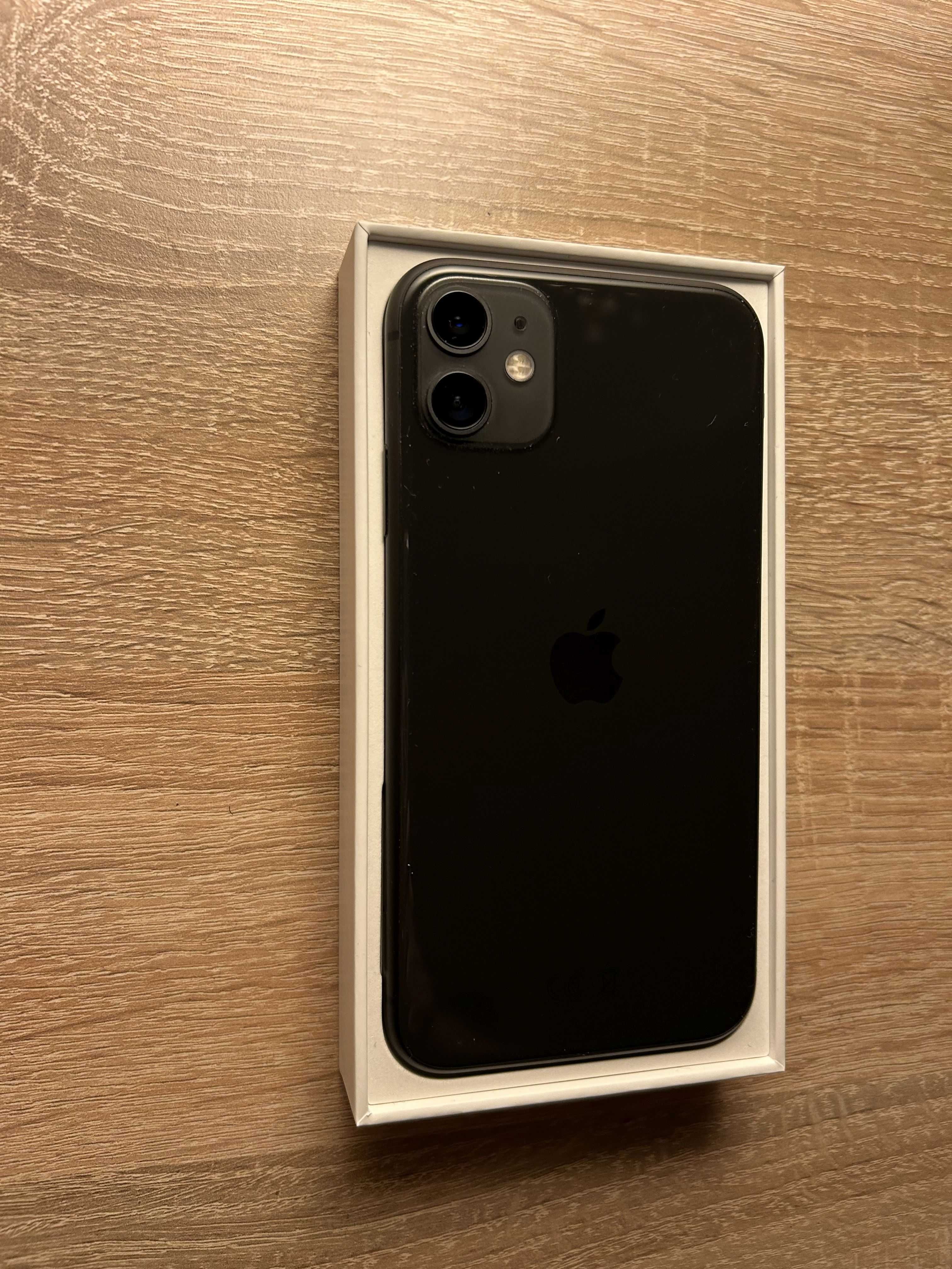 iPhone 11, Black, pamięć 64GB, model A2221 / MHDA3PM/A, bateria 97%
