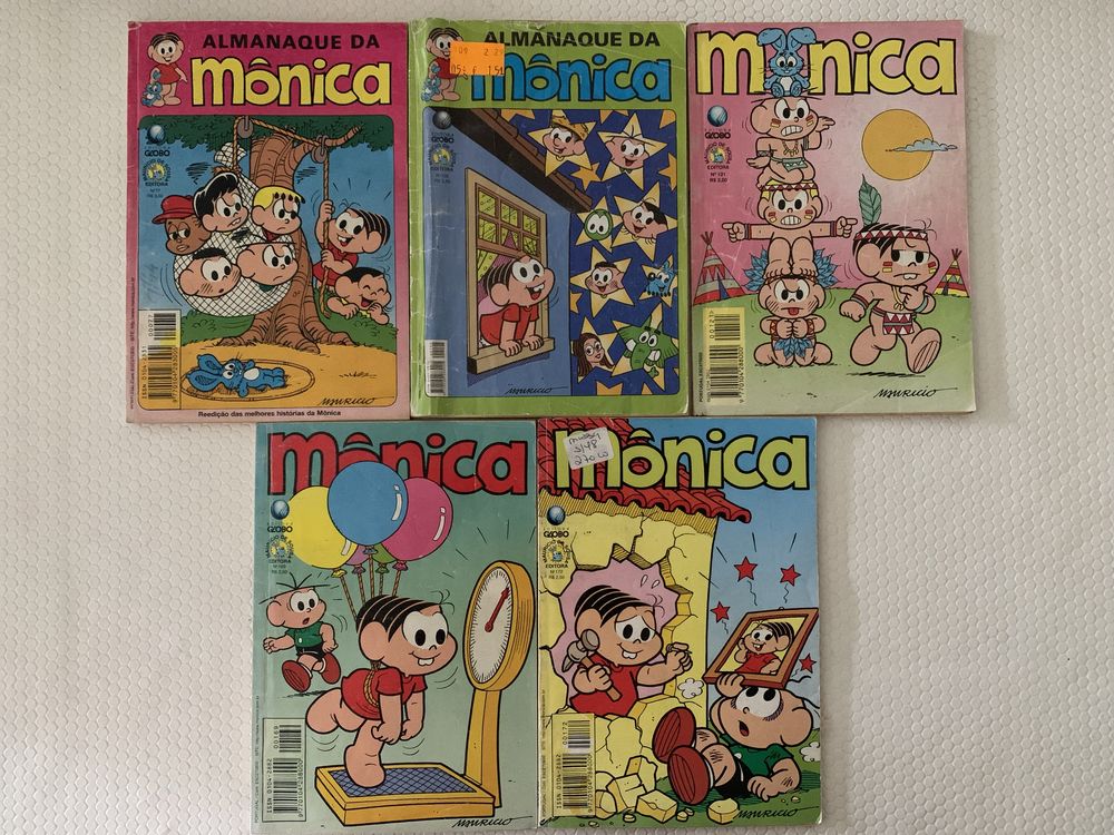 almanaques da mónica - banda desenhada
