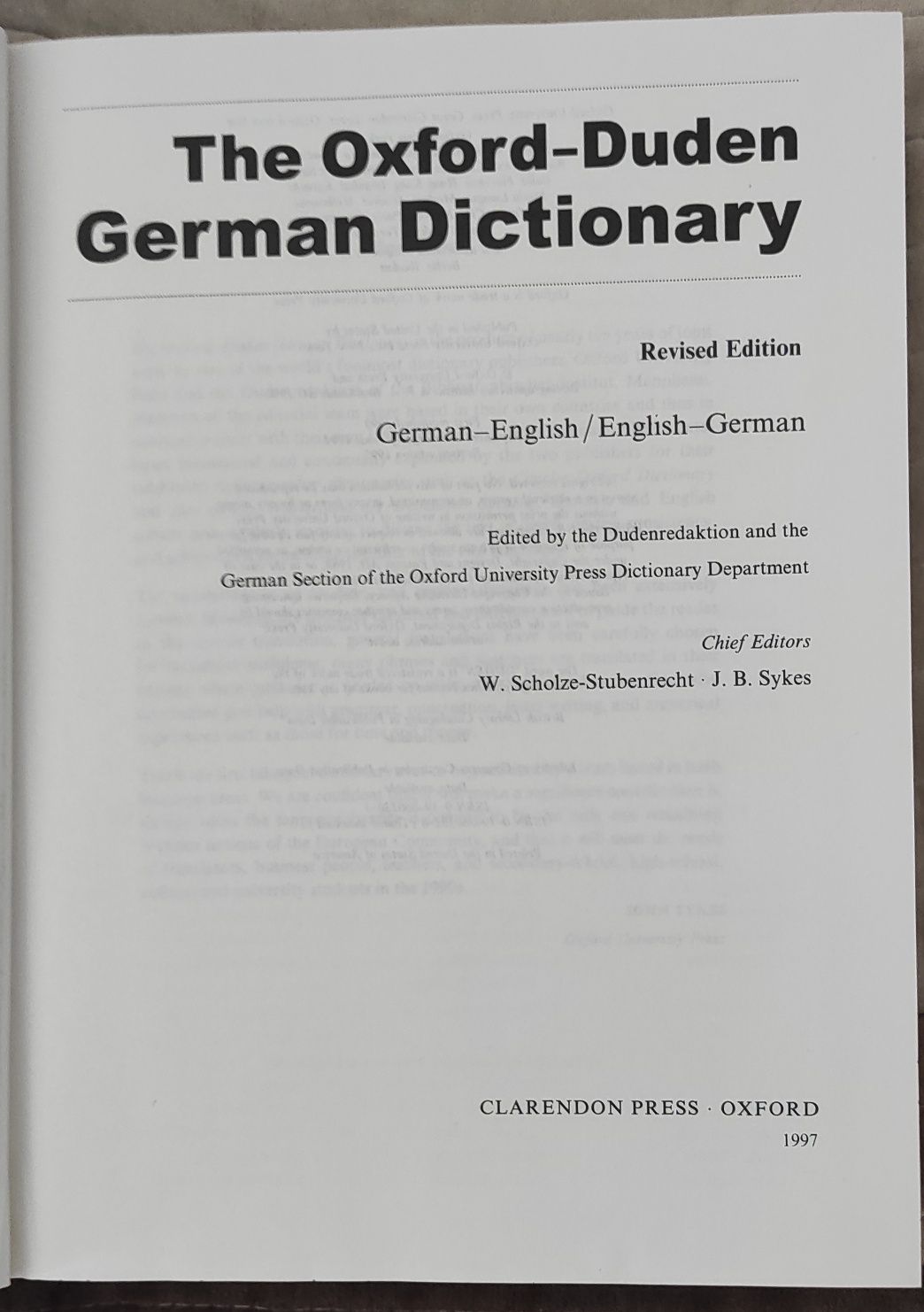 Słownik niemiecki Oxford-Duden: niemiecko-angielski/angielsko-niemieck