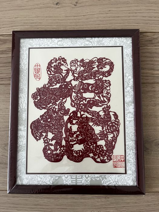 Quadro Artesanato Chinês