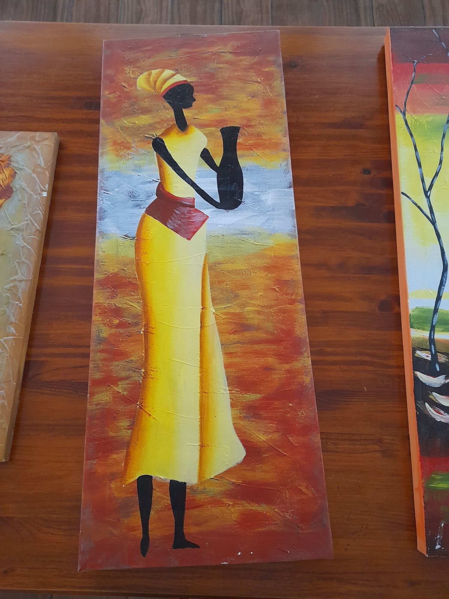 Quadro pintura africana