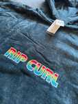Poncho plażowe Rip Curl Wet As, kolor grafitowy, Unisex, jak ręcznik