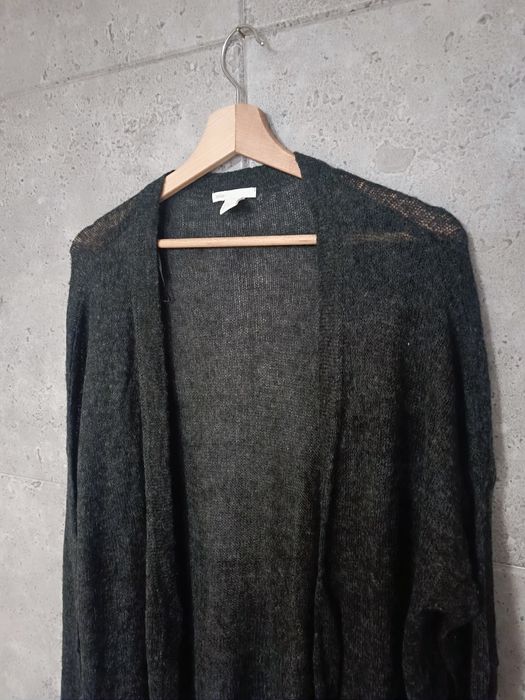 Sweter kardigan z wełną hm L