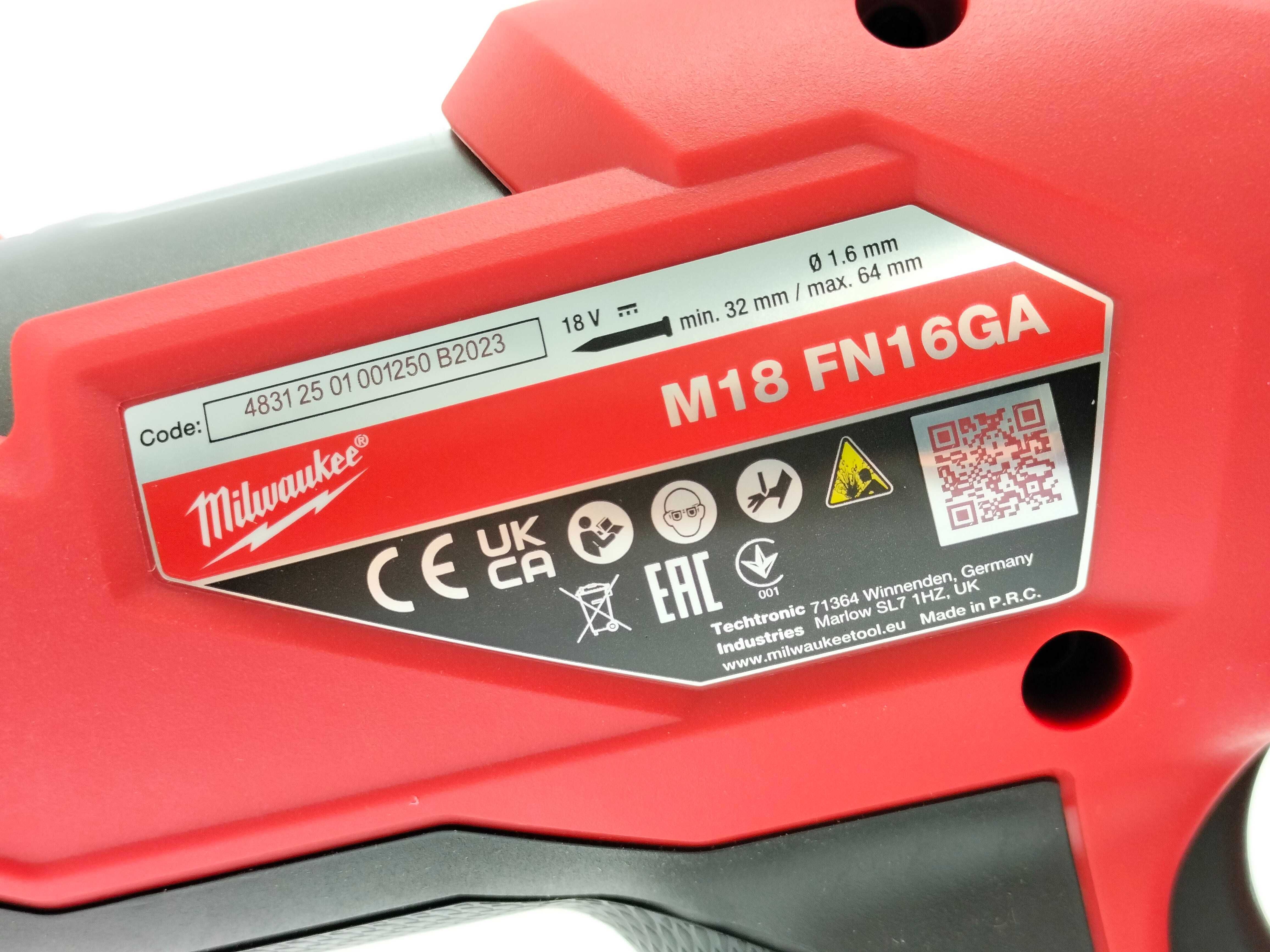 Gwoździarka Milwaukee M18 FN16GA-0 FUEL 18V 64mm