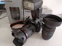 Canon EOS 6D  +obiektywy +lampa