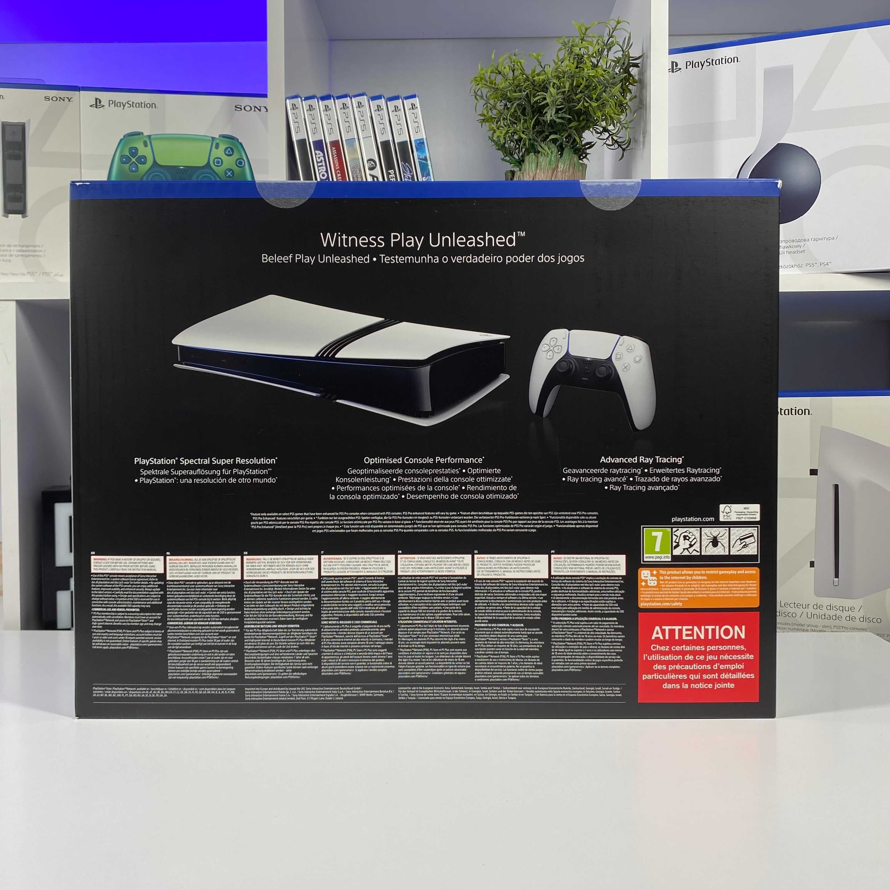 Консоль Sony PlayStation 5 Pro 2TB Новий + офіційна гарантія Ігри Акси
