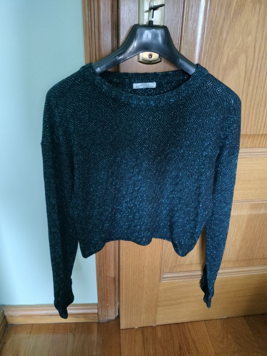 Blusa curta Zara