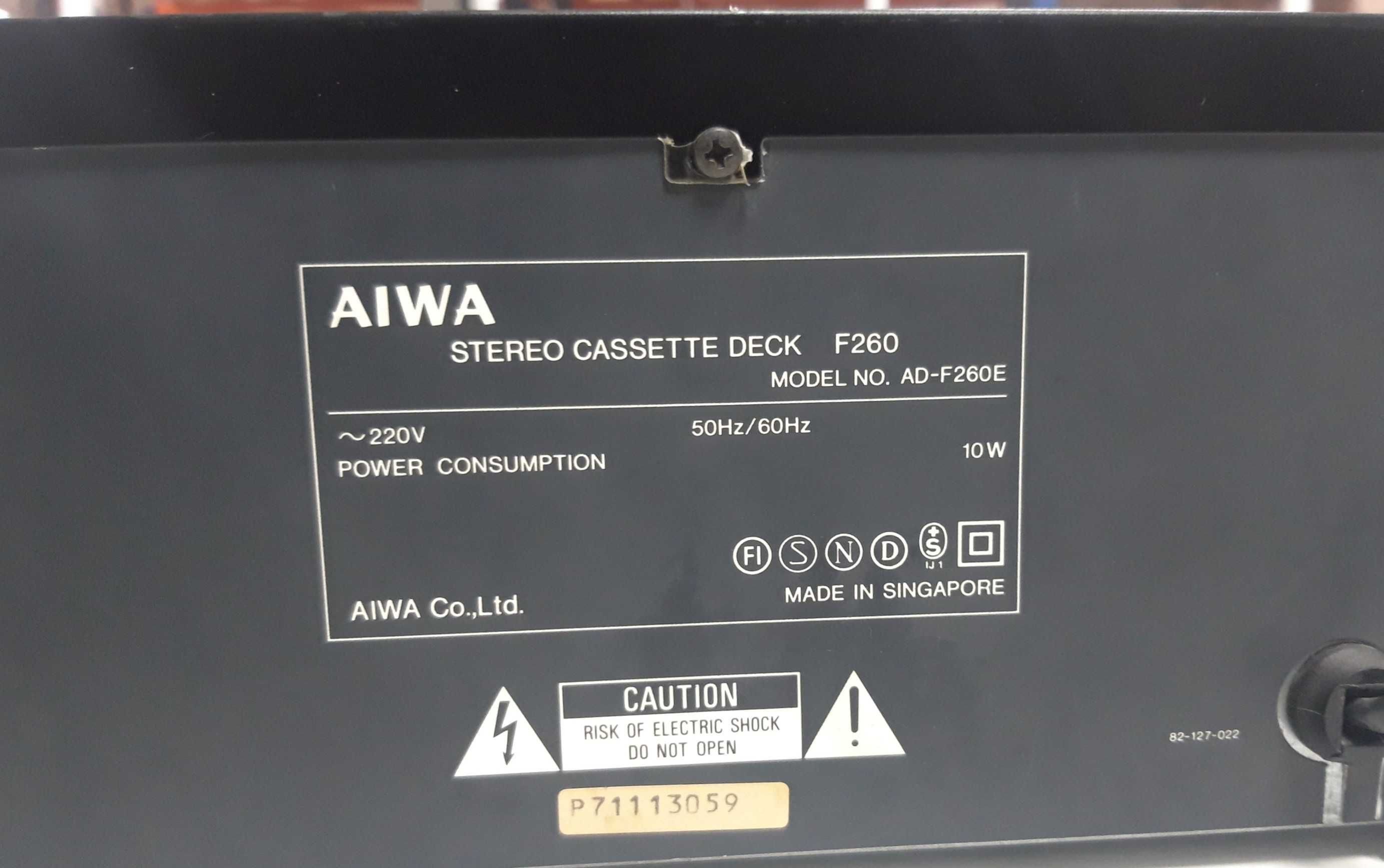 AIWA F-270 Deck Cassetes