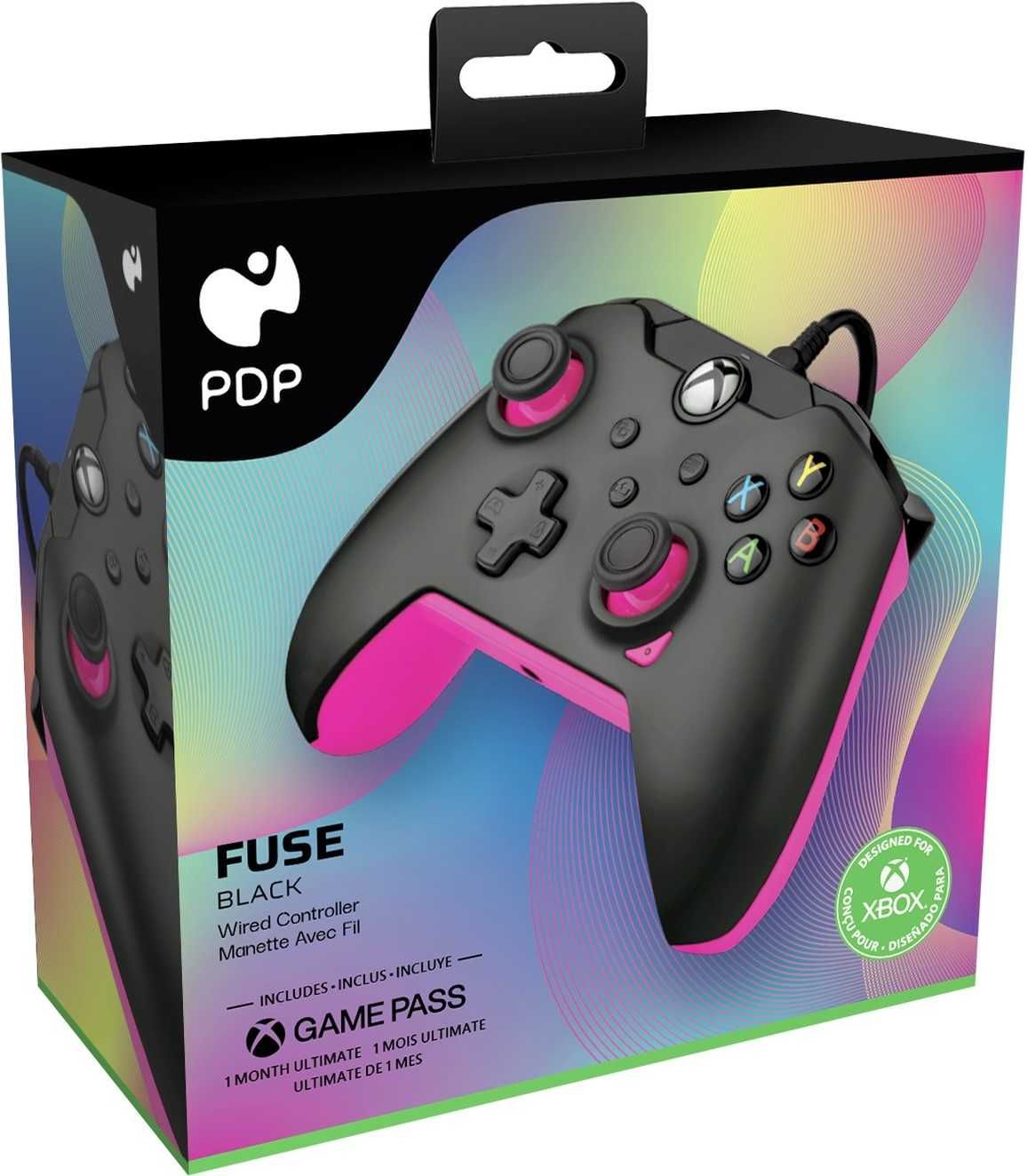 PDP Xbox Series PC Pad przewodowy Fuse Black - Xbox One