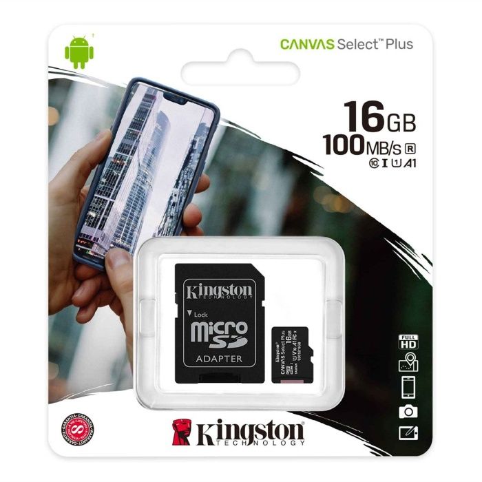 Cartões De Memoria Kingston (16, 32, 64, 128GB)