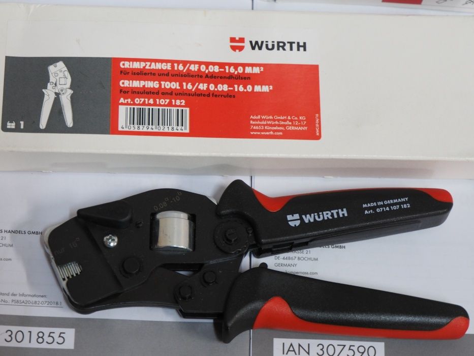 WURTH praska knipex szczypce tulejki 16mm 0714,107,182 NOWA wera wiha