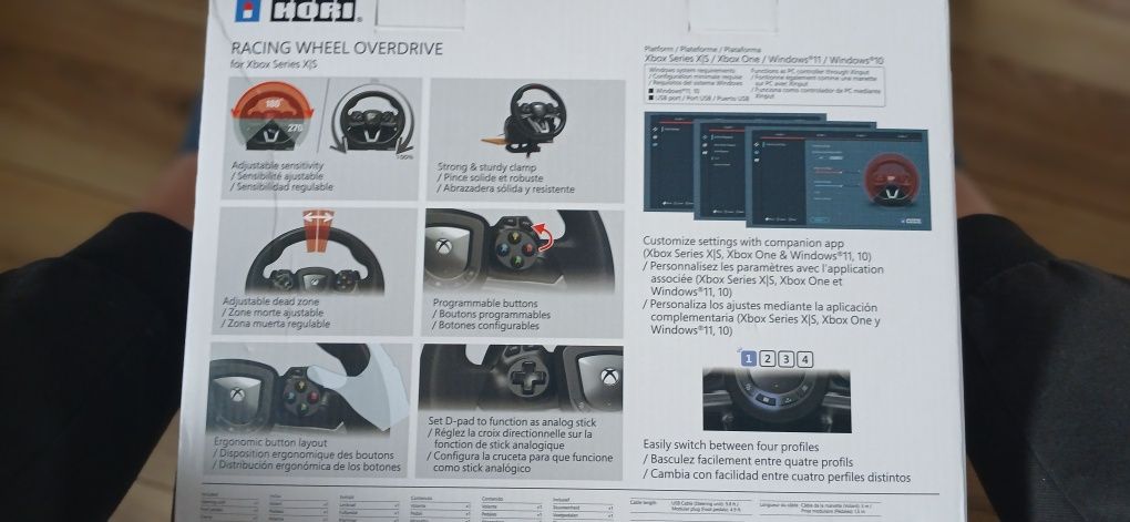 Kierownica HORI Racing Wheel Overdrive