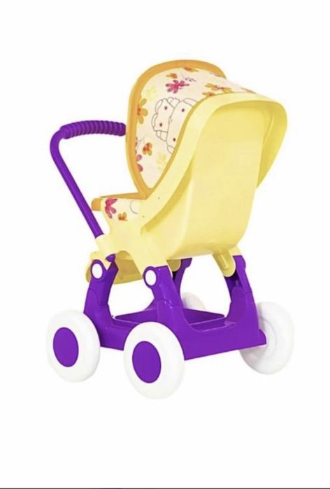 Дитяча іграшкова коляска