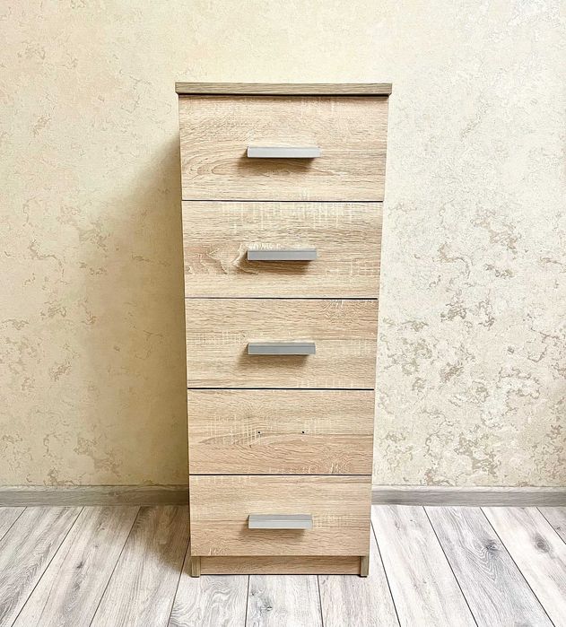 TAPDRUP 5 шухляд, світлий дуб, Jysk