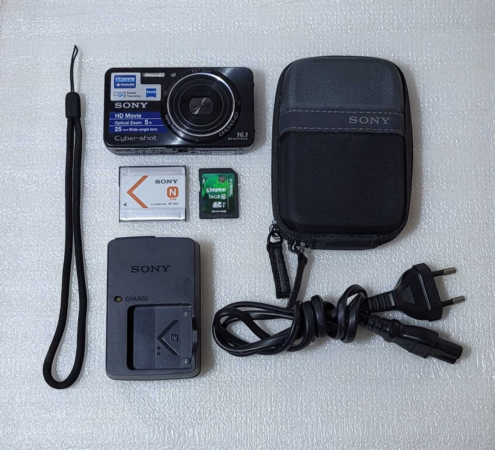 Цифровой фотоаппарат Sony Cyber-Shot DSC-W570 CARL ZEISS 16MP+КОМПЛЕКТ