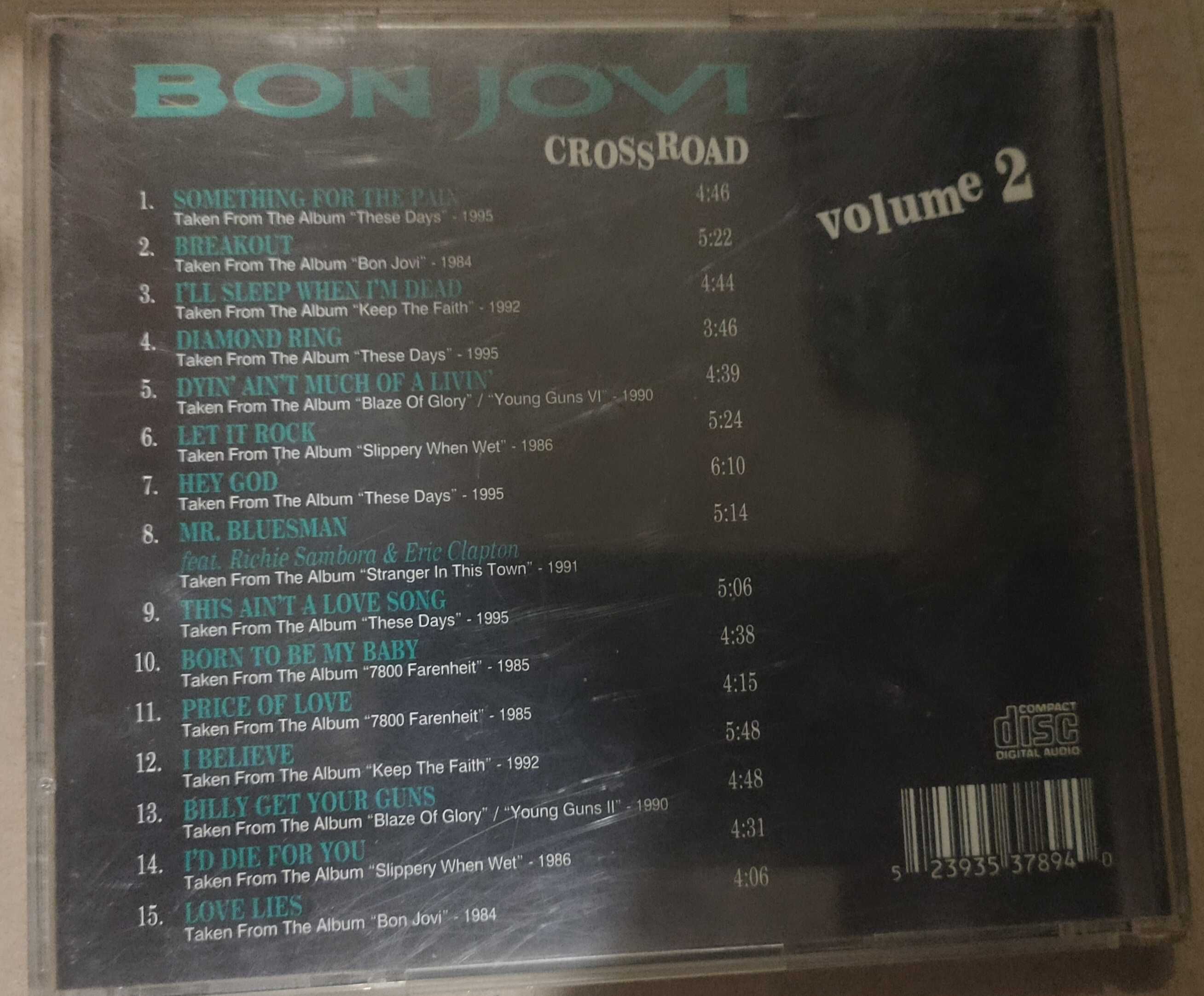 CD фирменный Bon Jovi ‎– Cross Road