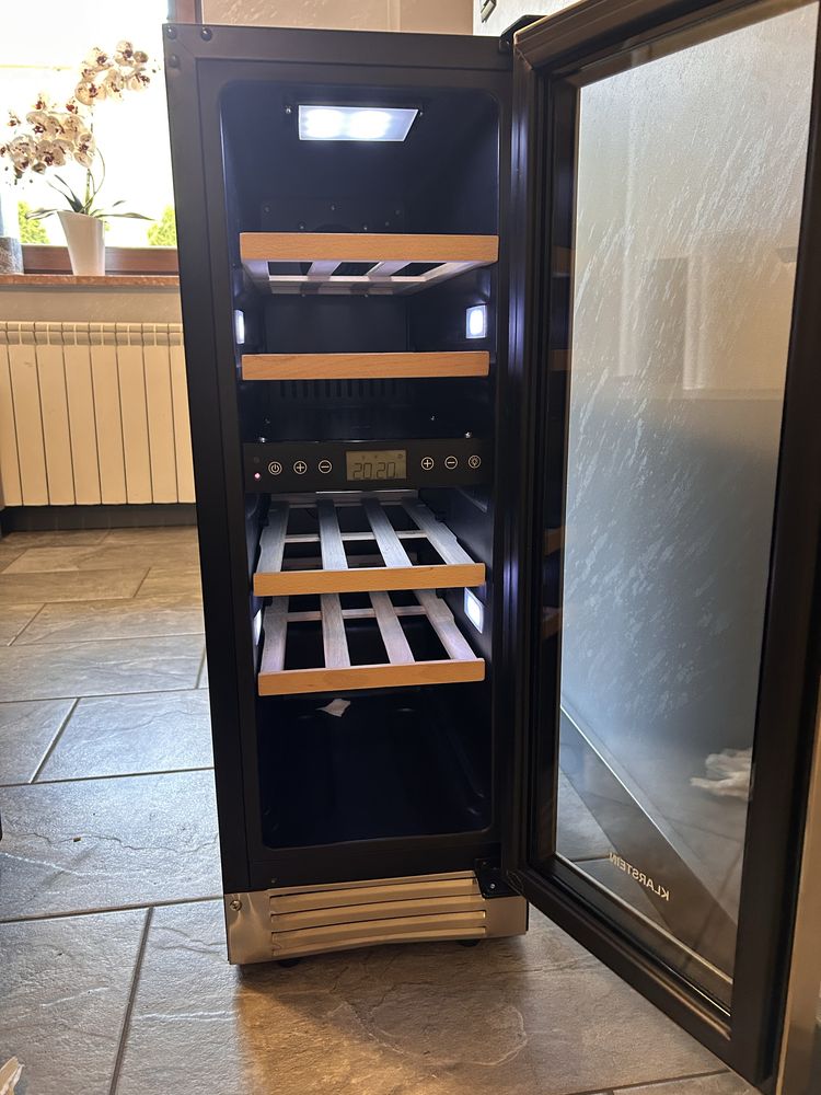 Vinovilla 17 built-in duo onyx edition chlodziarka do wina