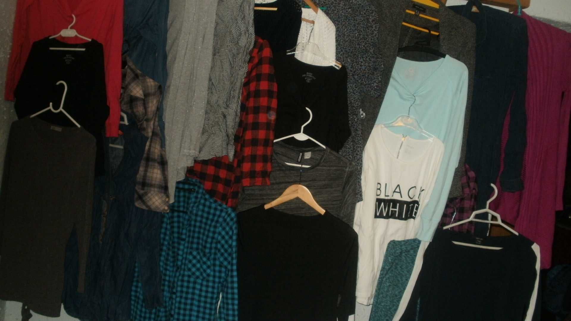 Swetry, kardigany, koszule damskie-  S/M/L- mega zestaw