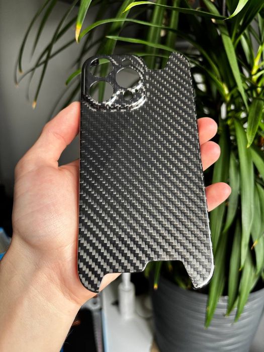Карбоновий чохол для iPhone 15 Pro Max, чохол з карбонового волокна