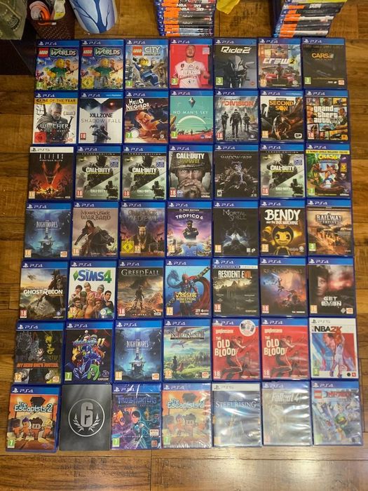 Колекція ігор на Playstation 4 і 5