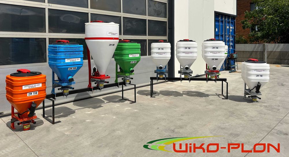 Siewnik poplonów poplonu WIKO-PLON dostawa 60l 110l 180l mieszadło