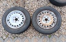 Kangoo 2 II koła letnie opony Kumho 195/65r15 20 rok 2 sztuki