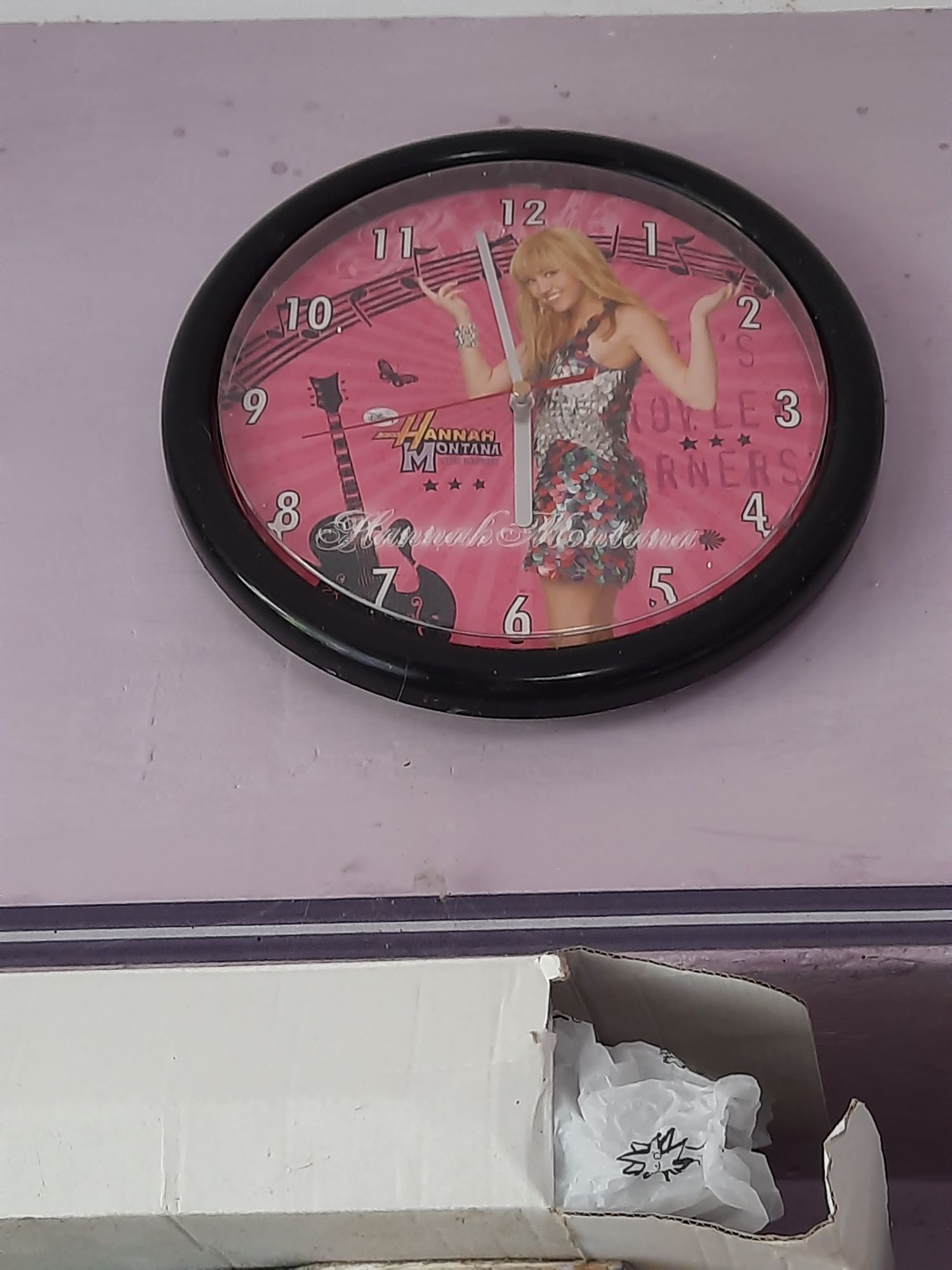 Zegar ścienny Hannah Montana