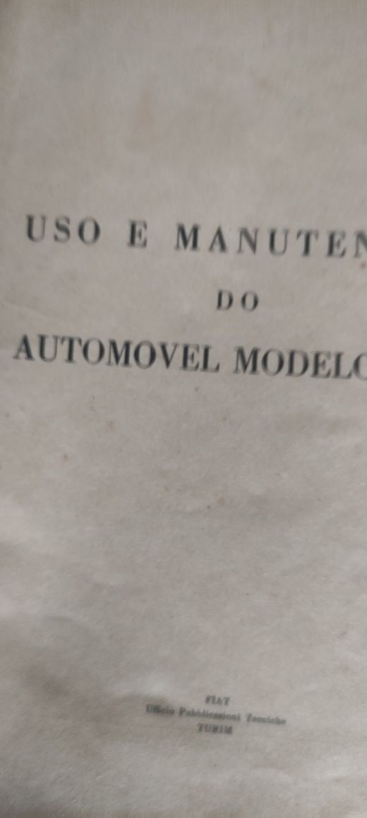 Fiat 508 manual de uso e manutenção