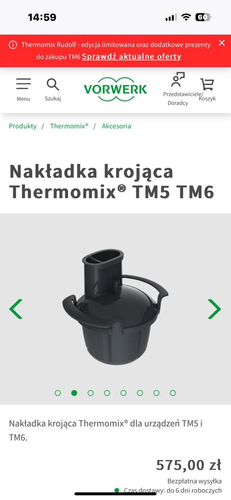 Nakładka krojąca 1.0 VORWERK TM6/TM6