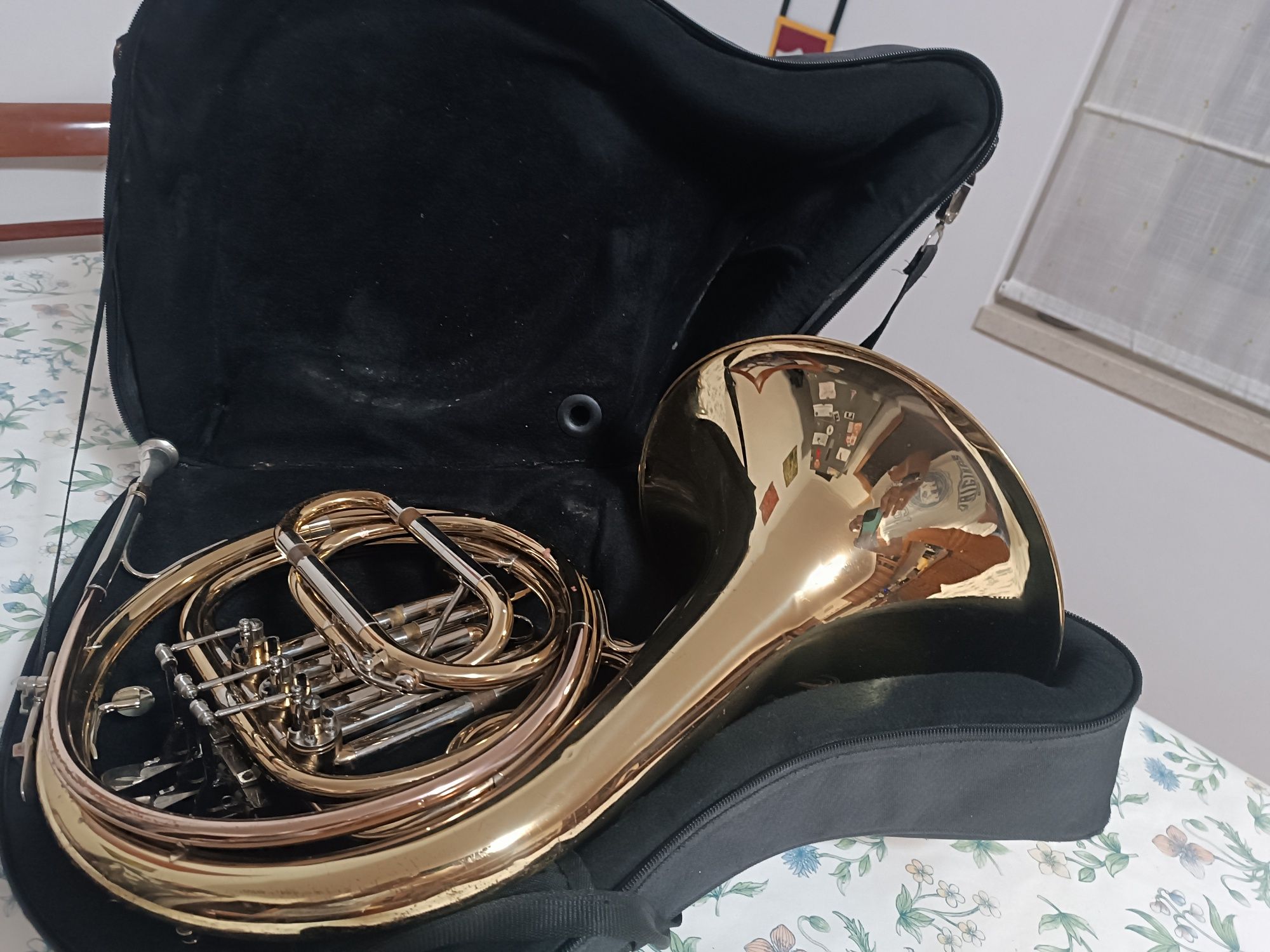Instrumento de sopro/Trompa em fá