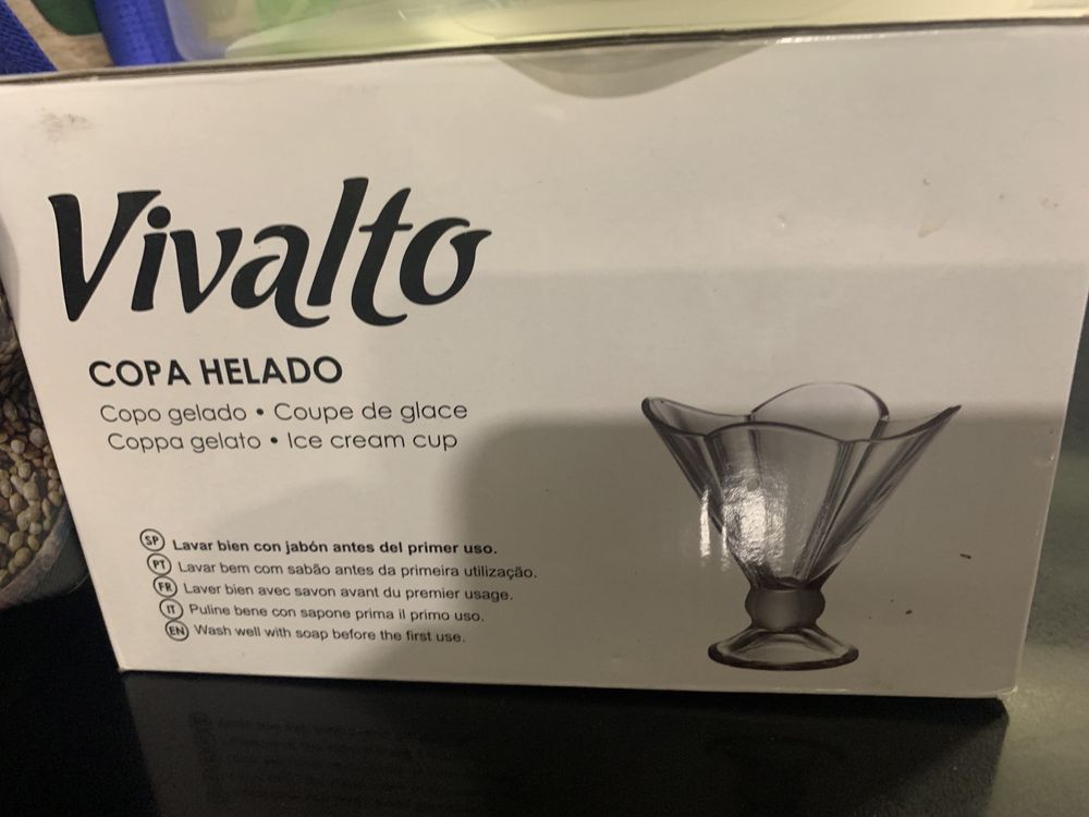 Taças Vivaldi de gelado