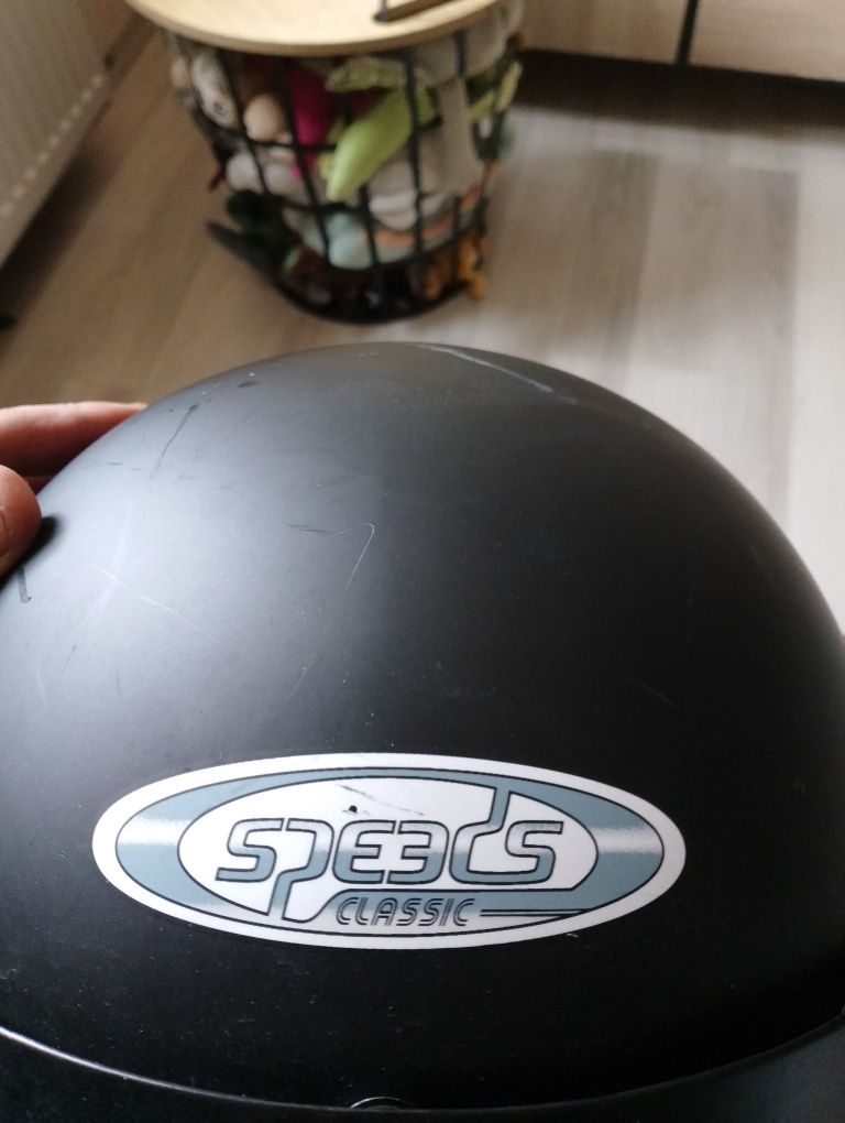Kask motocyklowy Speeds clsssic Black rozmiar M