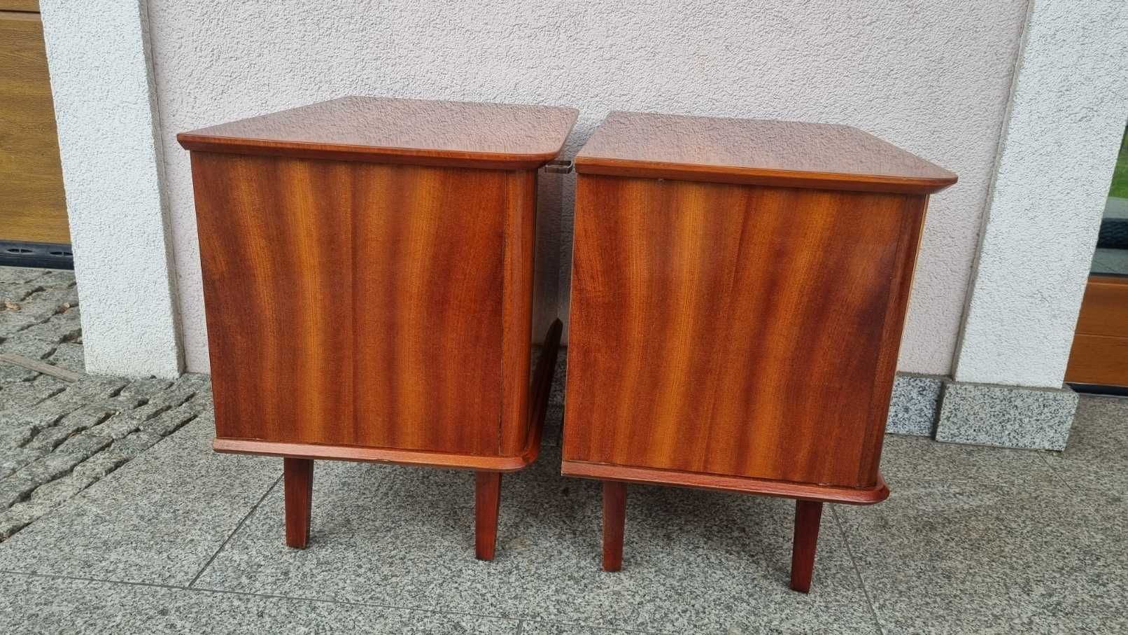 2x szafka nocna Design PRL lata 60 70 Stan Igła
