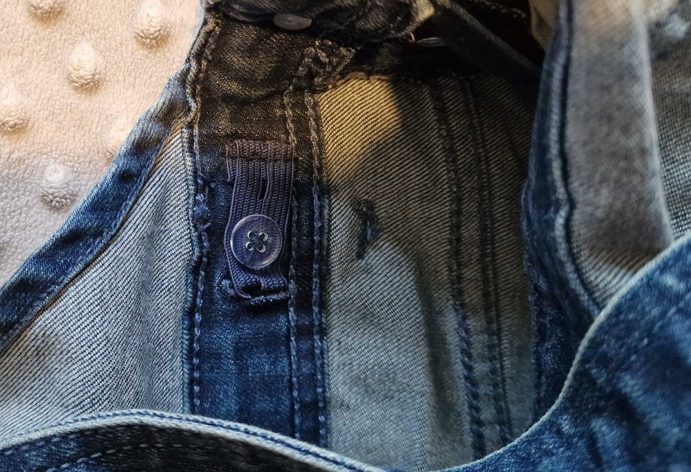 Dzinsowa sukienka ogrodniczka 122 cool club