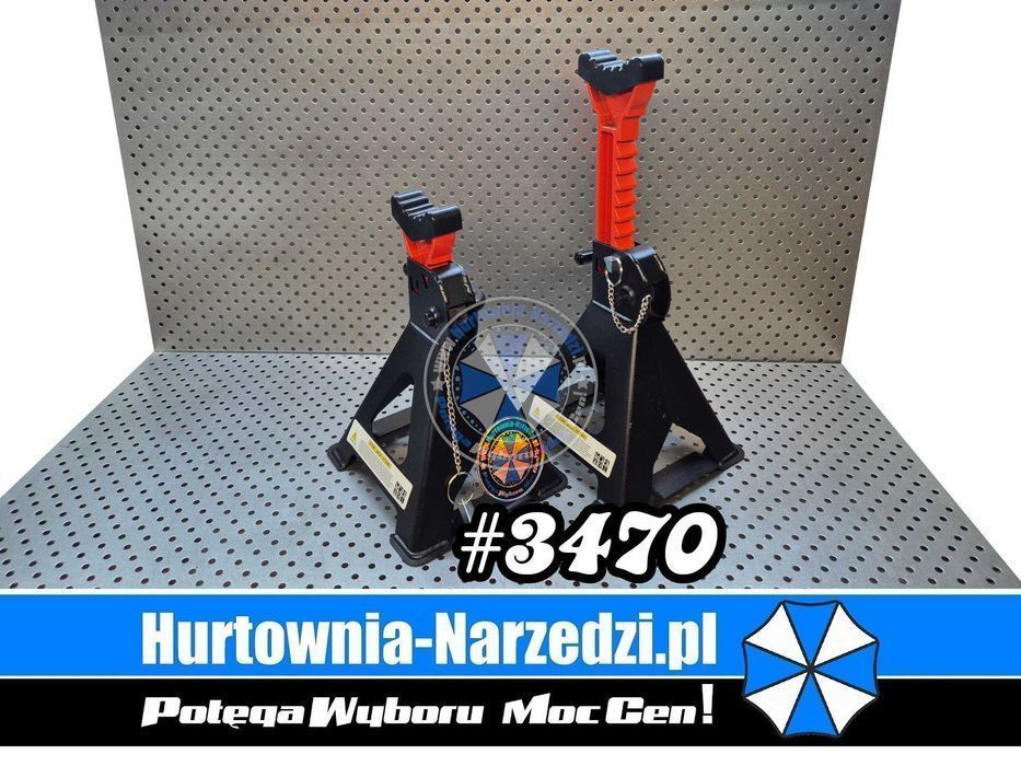 Podpory pod samochód 4 tony gumy zabezpieczenie kobyłki warsztatowe